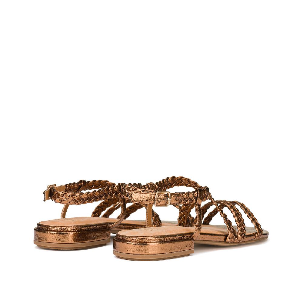 laredoute Geflochtene Sandalen bronzefarben LA REDOUTE COLLECTIONS Flash Sale