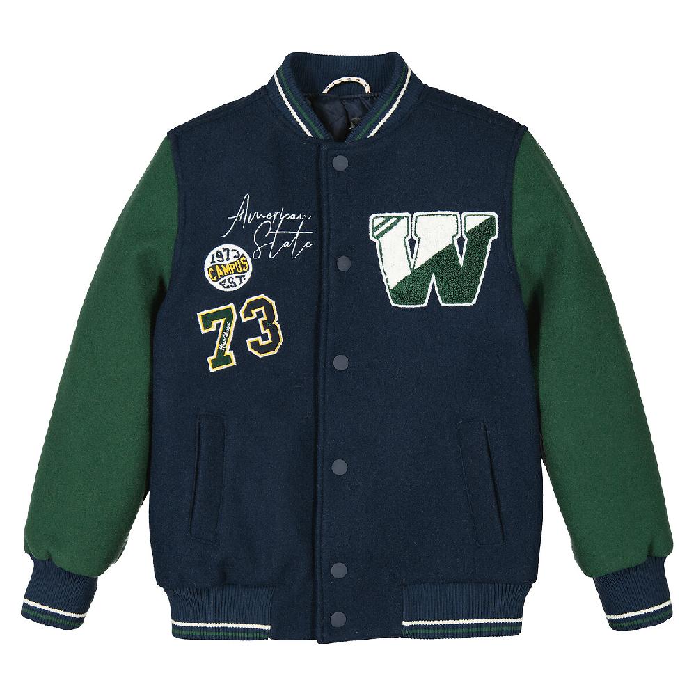 laredoute Jacke im College-Style marine/grün LA REDOUTE COLLECTIONS Preisnachlass